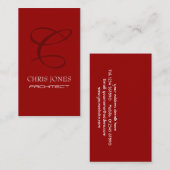 建築家名刺 名刺 (正面/裏面)