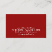 建築家名刺 名刺 (裏面)