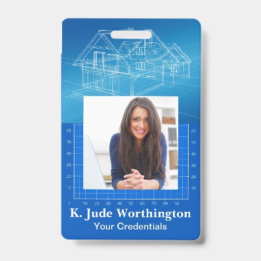 建築家用ランヤード バッジ - 裏側を参照 (正面)