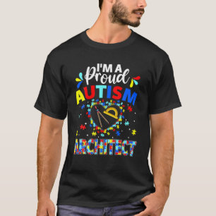建築家誇りを持った自閉症意識が自閉症マットを愛する Tシャツ