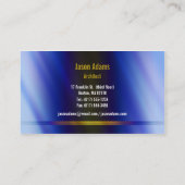 建築家|のモダンな専門の家 名刺 (裏面)