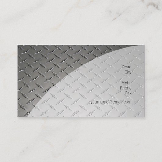 建築家|のモダン 名刺 (裏面)