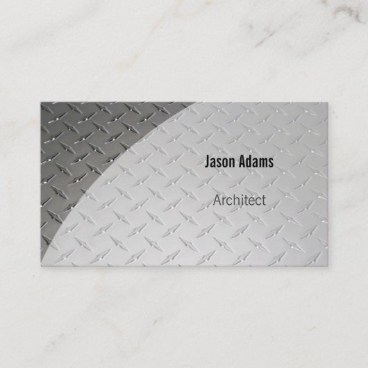 建築家|のモダン 名刺 (正面)