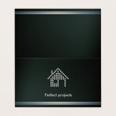 建築家|の完全なプロジェクト|のプロフェッショナル 名刺 (外部フラット)