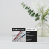 建築家 |アーキテクチャデザイン 名刺 (スタンド正面)