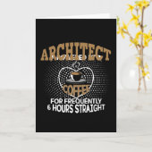 建築家 カード (黄色い花)