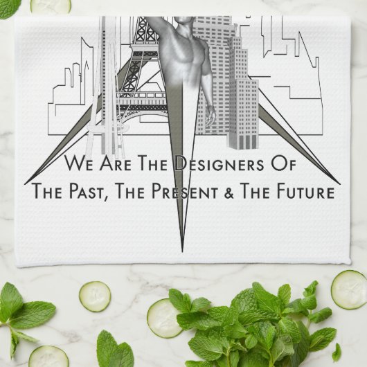 建築家 キッチンタオル (折り畳み)