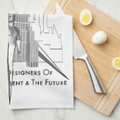 建築家 キッチンタオル (四つ折り)