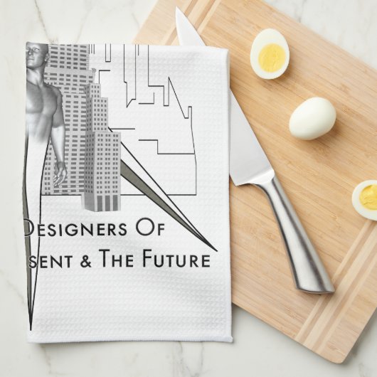 建築家 キッチンタオル (四つ折り)