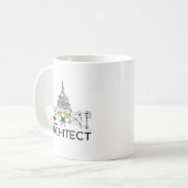 建築家 コーヒーマグカップ (正面左)