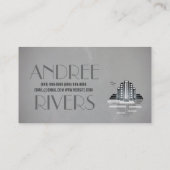 建築家、ビルダー、一般請負業者ビジネス 名刺 (裏面)