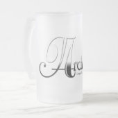 建築家 フロストグラスビールジョッキ (正面左)