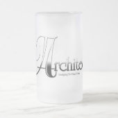 建築家 フロストグラスビールジョッキ (中央)