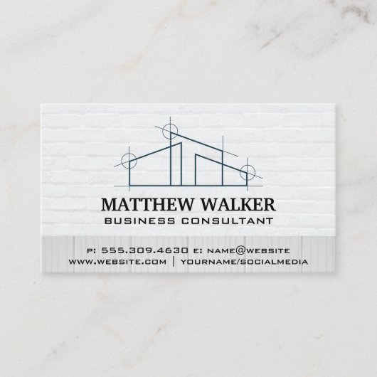 建築家 | ホーム修理サービス名刺 名刺 (正面)