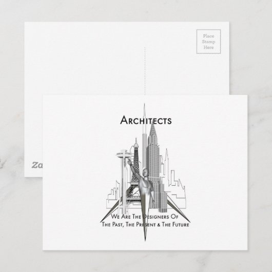 建築家 ポストカード (正面/裏面)