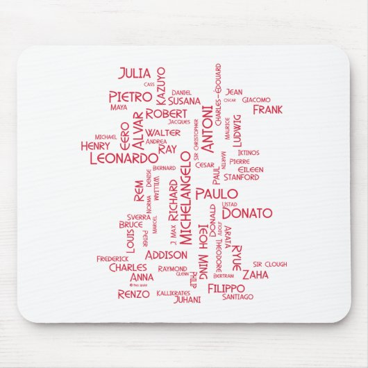 建築家 マウスパッド (正面)