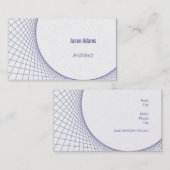 建築家 | モダン 名刺 (正面/裏面)