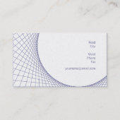 建築家 | モダン 名刺 (裏面)