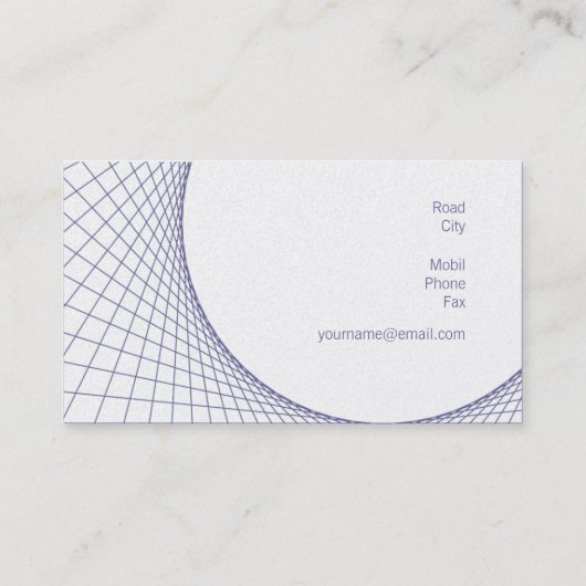 建築家 | モダン 名刺 (裏面)