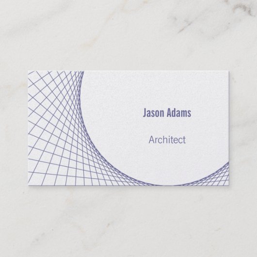 建築家 | モダン 名刺 (正面)