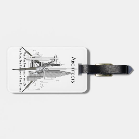 建築家 ラゲッジタグ (裏面横)