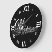 建築家 ラージ壁時計 (傾斜)