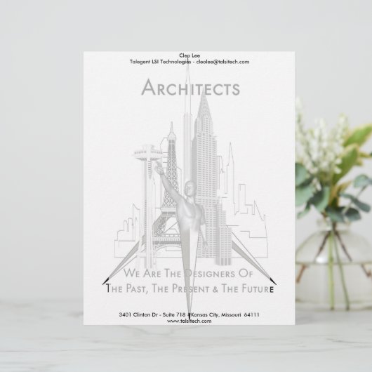 建築家 レターヘッド (スタンド正面)