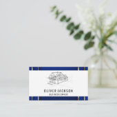 建築家 | 住宅設計図 名刺 (スタンド正面)