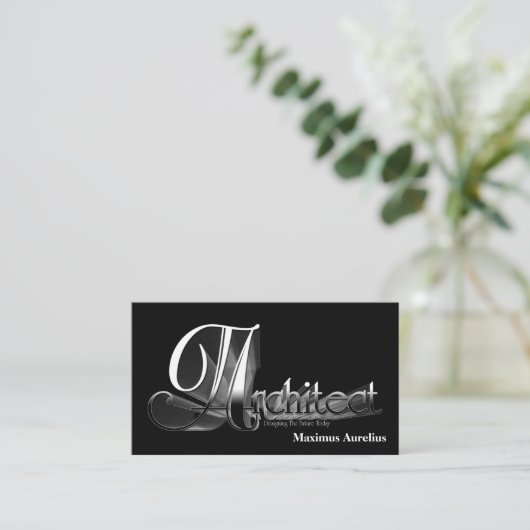 建築家 名刺 (スタンド正面)