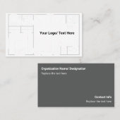 建築家 名刺 (正面/裏面)