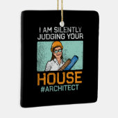 建築家 – 家の判断 セラミックオーナメント (右)
