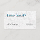 建築家-平面図の名刺 名刺 (裏面)