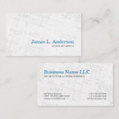 建築家-平面図の名刺 名刺 (正面/裏面)