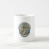 建築家 建物 猫 ネコ グラフィックTシャツ アート - 建築 コーヒーマグカップ (中央)