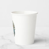 建築家 建物 猫 ネコ グラフィックTシャツ アート - 建築 紙コップ (左)