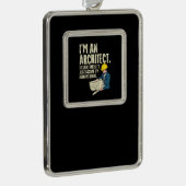 建築家 – 建築家 シルバープレートフレームオーナメント (右)