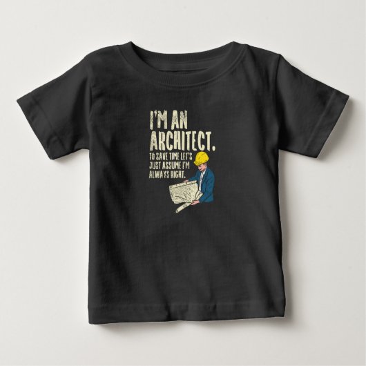 建築家 – 建築家 ベビーTシャツ (正面)
