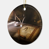 建築家-起草テーブル セラミックオーナメント (左)