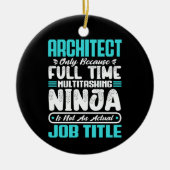 建築家 面白い仕事 職業 キャリア 建築 セラミックオーナメント (正面)