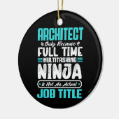 建築家 面白い仕事 職業 キャリア 建築 セラミックオーナメント (左)