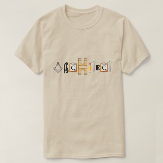 建築家 Tシャツ (デザイン正面)