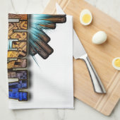 建築家DTWアーキテクトMerch キッチンタオル (四つ折り)