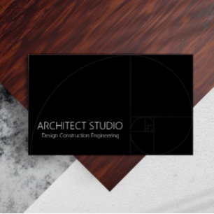 建築家Instagram後を追米国白黒 名刺