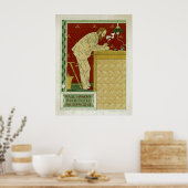 建築家Paul Hankar氏 ポスター (キッチン)