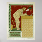 建築家Paul Hankar氏 ポスター (正面)