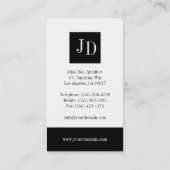 建築家W/W -利用できるレターヘッド- 名刺 (裏面)