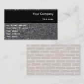 建築工業のための名刺 名刺 (正面/裏面)