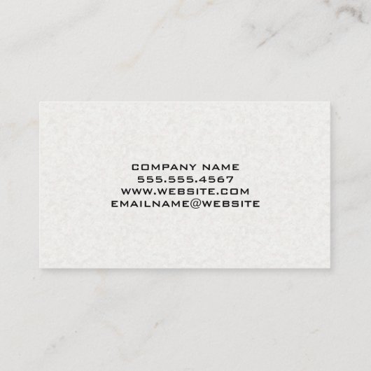 建築建物ロゴ |重機 名刺 (裏面)