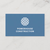 建築建物会社ブリックワークロゴネイビー 名刺 (正面)