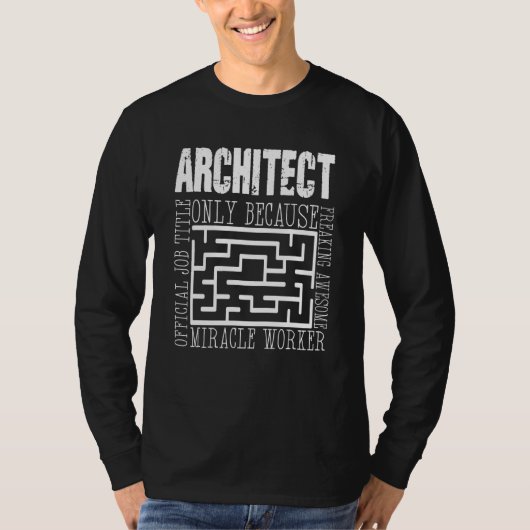 建築建物建築エンジン Tシャツ (正面)